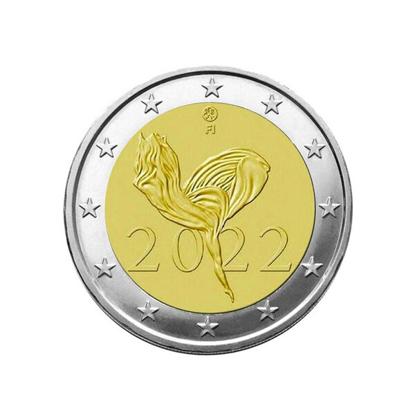 2 euros commémorative Finlande 2022 - Ballet national.