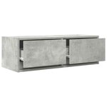 vidaXL Meubles TV 2 Pièces gris béton 80x31x25 5 cm bois d'ingénierie