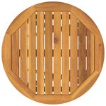 vidaXL Ensemble bistro de jardin 3 pièces - Bois d'acacia massif