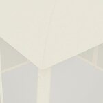 vidaXL Tonnelle avec double toit et parois en filet crème acier