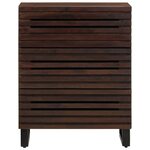 vidaXL Buffets 2 Pièces 60x34x75 cm bois massif de manguier