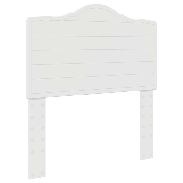 vidaXL Tête de lit Blanc Brillant 100 cm Bois d'ingénierie
