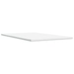 vidaXL Sommier à lattes de lit avec matelas Marron foncé 120x200 cm