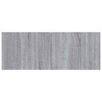 vidaXL Meuble TV sonoma gris 80x30x30 cm bois d'ingénierie