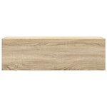 vidaXL Armoire murale de bain chêne sonoma 100x25x30cm bois ingénierie
