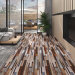 vidaXL Dalles de plancher PVC 5 02 m² 2 mm autoadhésif multicolore