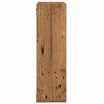 vidaXL Étagères cube murales 2 Pièces vieux bois 50x15x50 cm