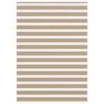 vidaXL Store zèbre marron sable largeur du tissu 150 9 cm polyester