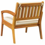 vidaXL Chaise de jardin 2 Pièces Marron Bois d'acacia massif