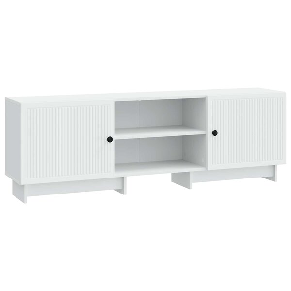 vidaXL Meuble TV Blanc 150 x 31 x 50 cm Bois d’ingénierie
