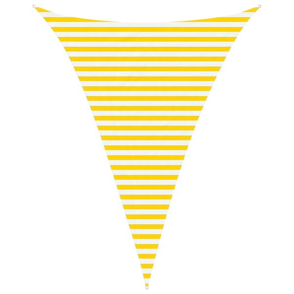 vidaXL Voile d'ombre 3 x 4 x 4 m 100   polyester Oxford Triangulaire