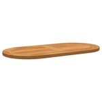 vidaXL Plateau de Table 80x40x2 2 cm Ovale en Bois Massif d'Acacia