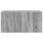 vidaXL Meuble TV mural Gris Sonoma 60 x 31 x 29.5 cm Bois d'ingénierie