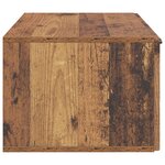 vidaXL Meuble TV mural Bois ancien 59 5 x 41 x 30 cm Bois d'ingénierie