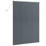 vidaXL Store de Fenêtre Gris foncé 160 x 220 cm Aluminium