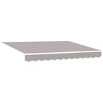 vidaXL Auvent Gris clair 300 x 250 x 165 cm Polyester et Aluminium
