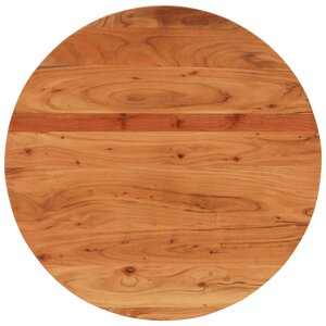 vidaXL Dessus de table Ø80x3 8 cm rond bois massif d'acacia