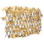 vidaXL Treillis de feuille d'érable artificiel extensible 5 Pièces