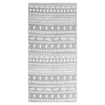 vidaXL Tapis d'extérieur ARAKIL Gris 80x150 cm PP