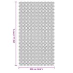 vidaXL Tapis de sol de camping vert 4 5x2 5 m