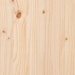 vidaXL Lit de jour et lit gigogne sans matelas 80x200 cm bois massif