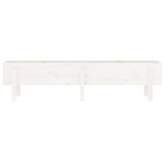 vidaXL Lit surélevé de jardin blanc 160x30x38 cm bois de pin massif