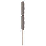 vidaXL Tête de lit Design Lignes Taupe 90 cm Tissu