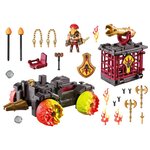 PLAYMOBIL 71299 - Novelmore Chariot de combat enflammé des Burnham Raiders