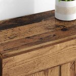 vidaXL Meuble mural Montage mural 2 Pièces Bois ancien 69 5 x 34 x 90 cm