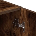vidaXL Ensemble d'armoires de cuisine 2 Pièces chêne fumé bois ingénierie
