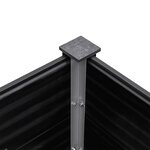 vidaXL Plate-forme surélevée de jardin 300x50x54 cm WPC Gris