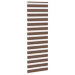 vidaXL Store zèbre marron 70x230 cm largeur du tissu 65 9 cm polyester