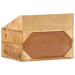 vidaXL Cabinet de chevet Marron 40 x 30 x 30 cm Bois de mangue massif