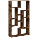 vidaXL Bibliothèque chêne fumé 72x20x120 cm bois d'ingénierie