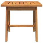 vidaXL Table d'appoint Marron Bois d'acacia massif