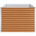 vidaXL Jardinière surélevée 195 x 100 x 68 cm Acier galvanisé