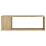 vidaXL Meuble TV Chêne sonoma 100x24x32 cm Bois d'ingénierie