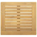 vidaXL Table basse Acacia clair 45 x 45 x 36 cm Bois d'Acacia Massif
