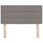 Tête de lit design Lignes Taupe 80 cm en tissu