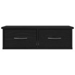 vidaXL Meuble mural Chêne noir 60 x 26 x 18 5 cm Bois d'ingénierie