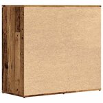 vidaXL Buffet vieux bois 80x36x75 cm bois d'ingénierie