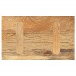 vidaXL Dessus de table 60x30x2 5 cm rectangulaire bois massif manguier
