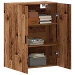 vidaXL Armoire murale vieux bois 69 5x34x90 cm