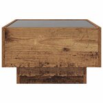vidaXL Table basse Bois ancien 50 x 50 x 30 cm Bois d'ingénierie