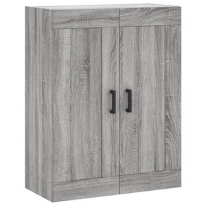 vidaXL Armoire murale sonoma gris 69 5x34x90 cm bois d'ingénierie