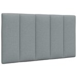 vidaXL Cadre de lit sans matelas gris clair 90x200 cm tissu
