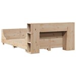 vidaXL Cadre de lit sans matelas 120x200 cm bois de pin massif