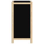 vidaXL Buffet Noir 62x38x75 cm Bois d'ingénierie