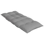 vidaXL Coussins de chaise à dossier haut lot de 6 gris tissu oxford