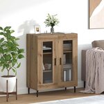 vidaXL Buffet Chêne artisanal 69 5 x 34 x 90 cm Bois d'ingénierie